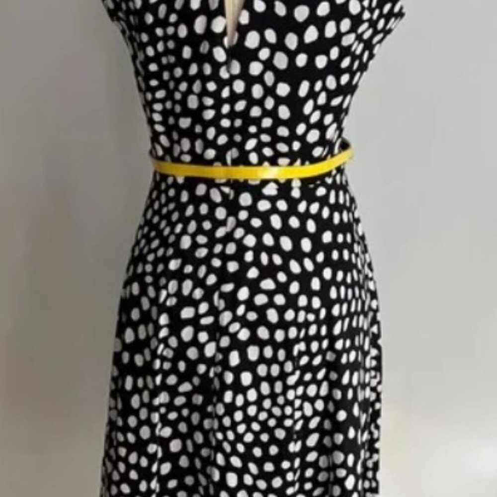 Simple & Stylish Shift Polka Dot Dresses Fit and Flare Styling. - Picture 11 of 13